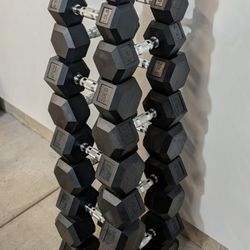 Brand New Dumbbell Set 5s Through 50s