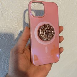 iPhone 14 Case (pink Kate Spade Case) 