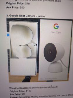 Google nest camera - indoor