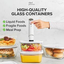 Chef Preserve Compact Vacuum Sealer for Food  #1123