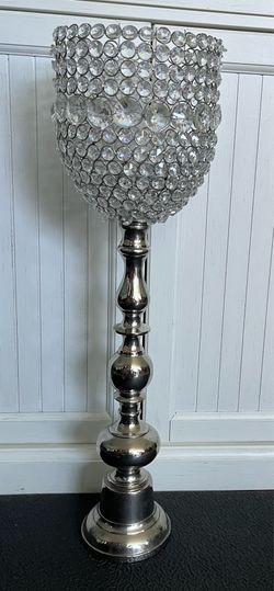 26,5” Crystal Candleholder