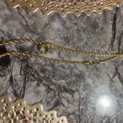 Gold Plated Chain 18”