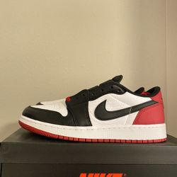 Air Jordan 1 Retro Low OG Black Toe GS 7Y