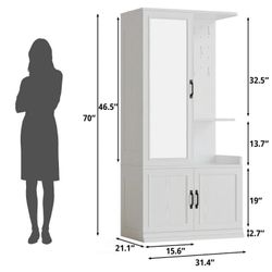 Modern White Closet storage
