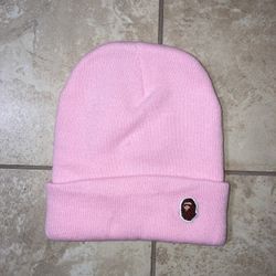 Pink Bape Beanie