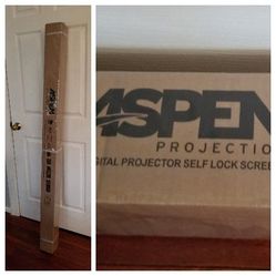 NEW ASPEN A72 Self lock Projector Screen