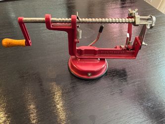 Peel Away™ Apple Peeler, Corer & Slicer with Suction Base – Red