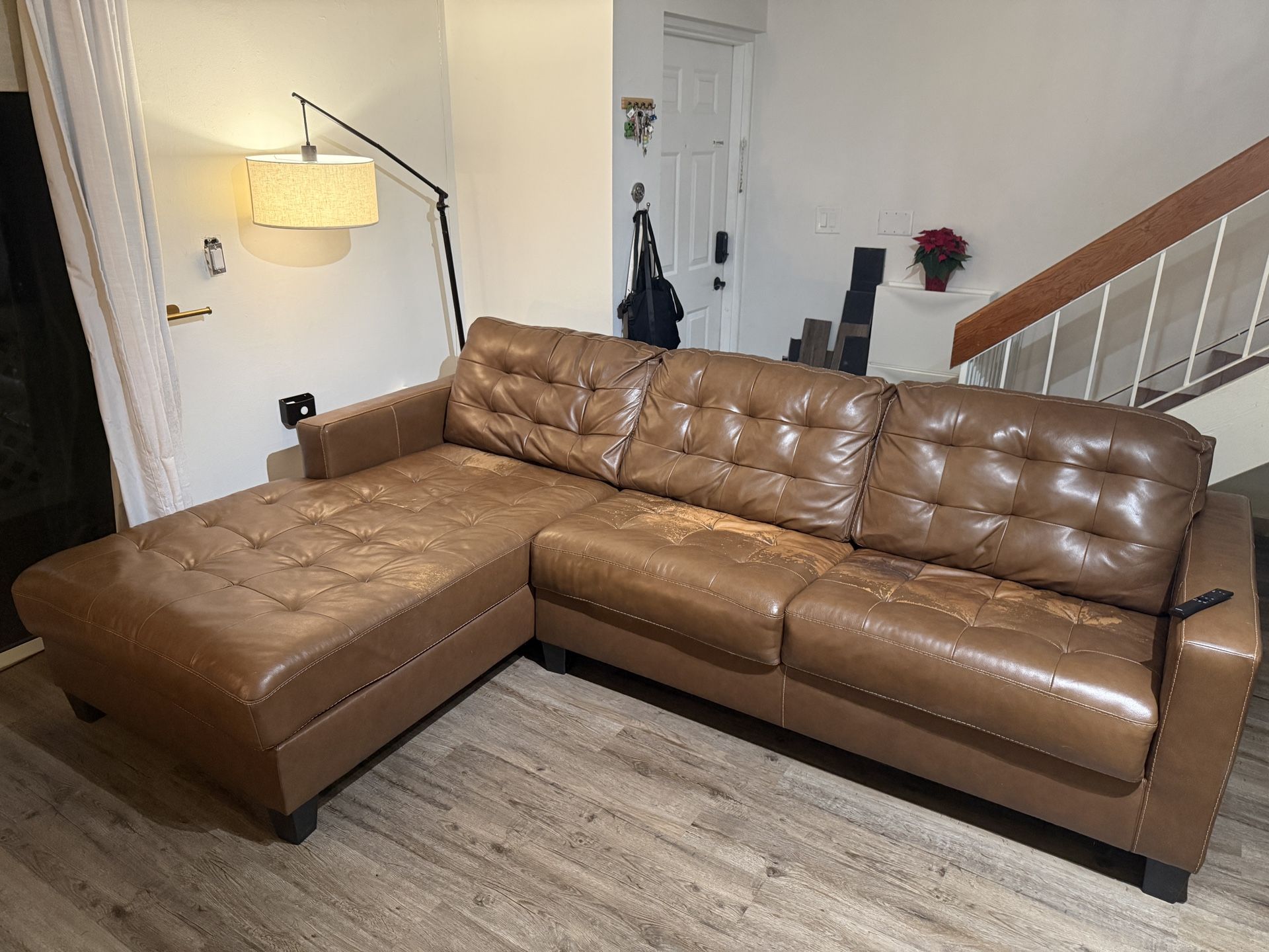 Brown Leather couch