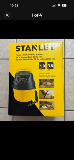 New Stanley Wet and Dry Vacuum Cleaner 1 Gal Portable Lightweight Compact 12V