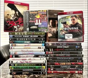 DVD and HD DVD Movie and Game Collection in excellent condition