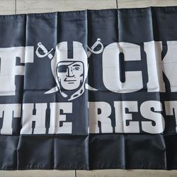 Raiders Flag 5ftx3ft $20 Firm On Price 