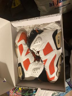 Summit white/team orange black air Jordan 6 retro