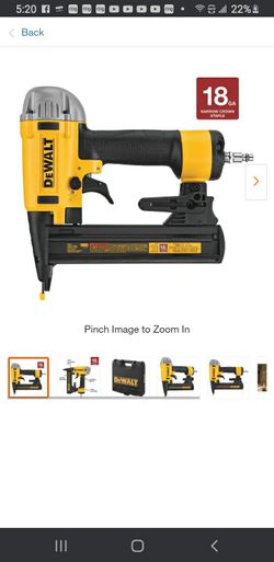 DeWalt Pneumatic 18-Gauge 1/4 in. Crown Stapler

**$90 FIRM**