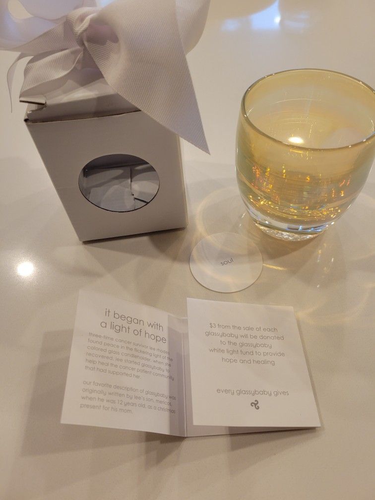 Glass Baby Votive Holder