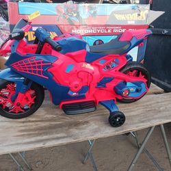 Spider-Man 6V Spiderman Motorcycle, Battery Ride on Toy, for Kids, Ages 3+