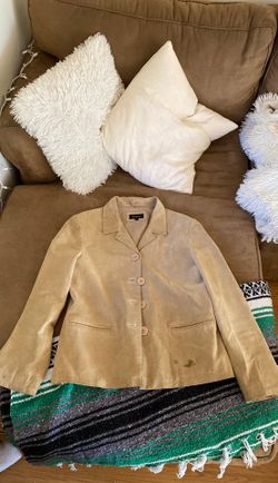 Woman’s suede leather jacket