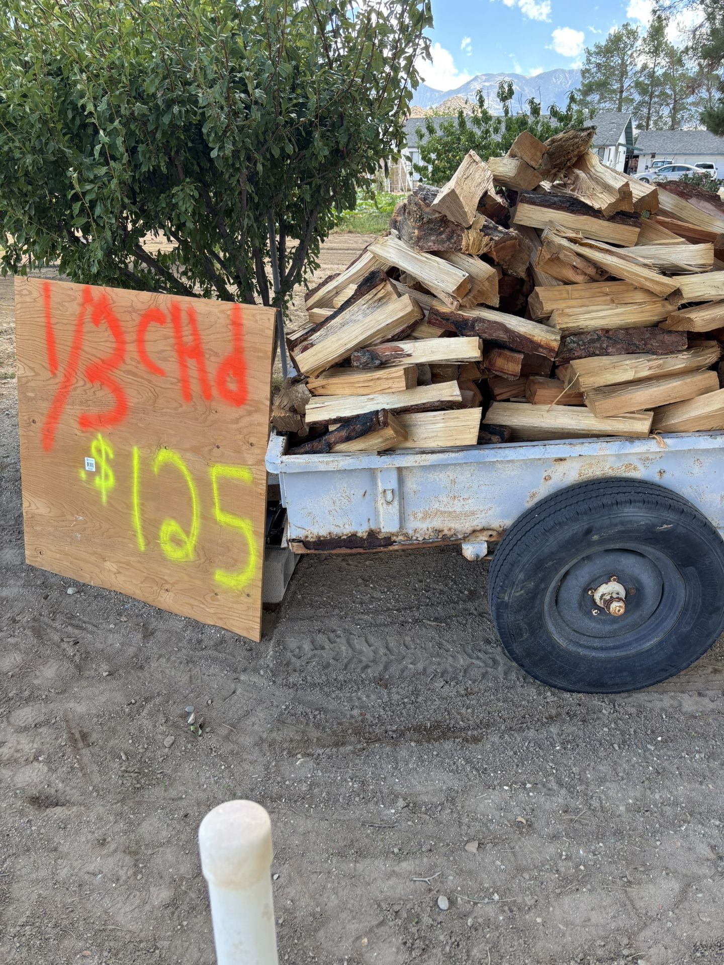1/3 Cord Cured Pine Firewood 