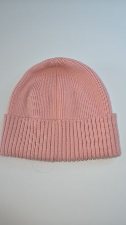 Time And Tru Pink Knit Beanie Women's One Size Solid Casual Winter Hat (COD0166)