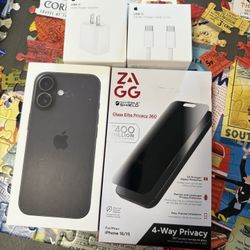 NEW iPhone 16 With Accessories 