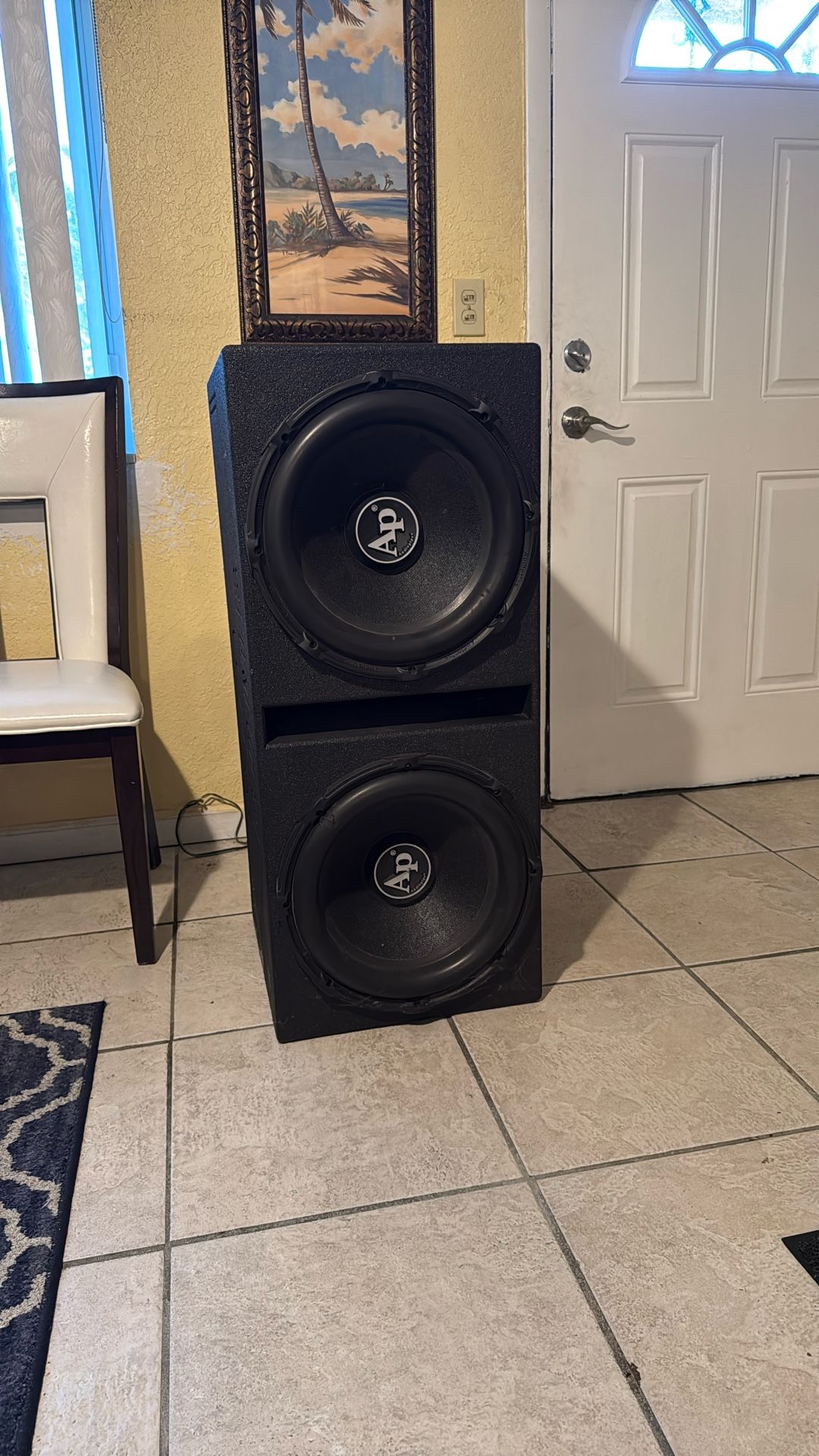 Q-Bomb Box With Audio Pipe Speakers