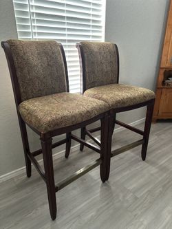 Bombay Company bar height chairs
