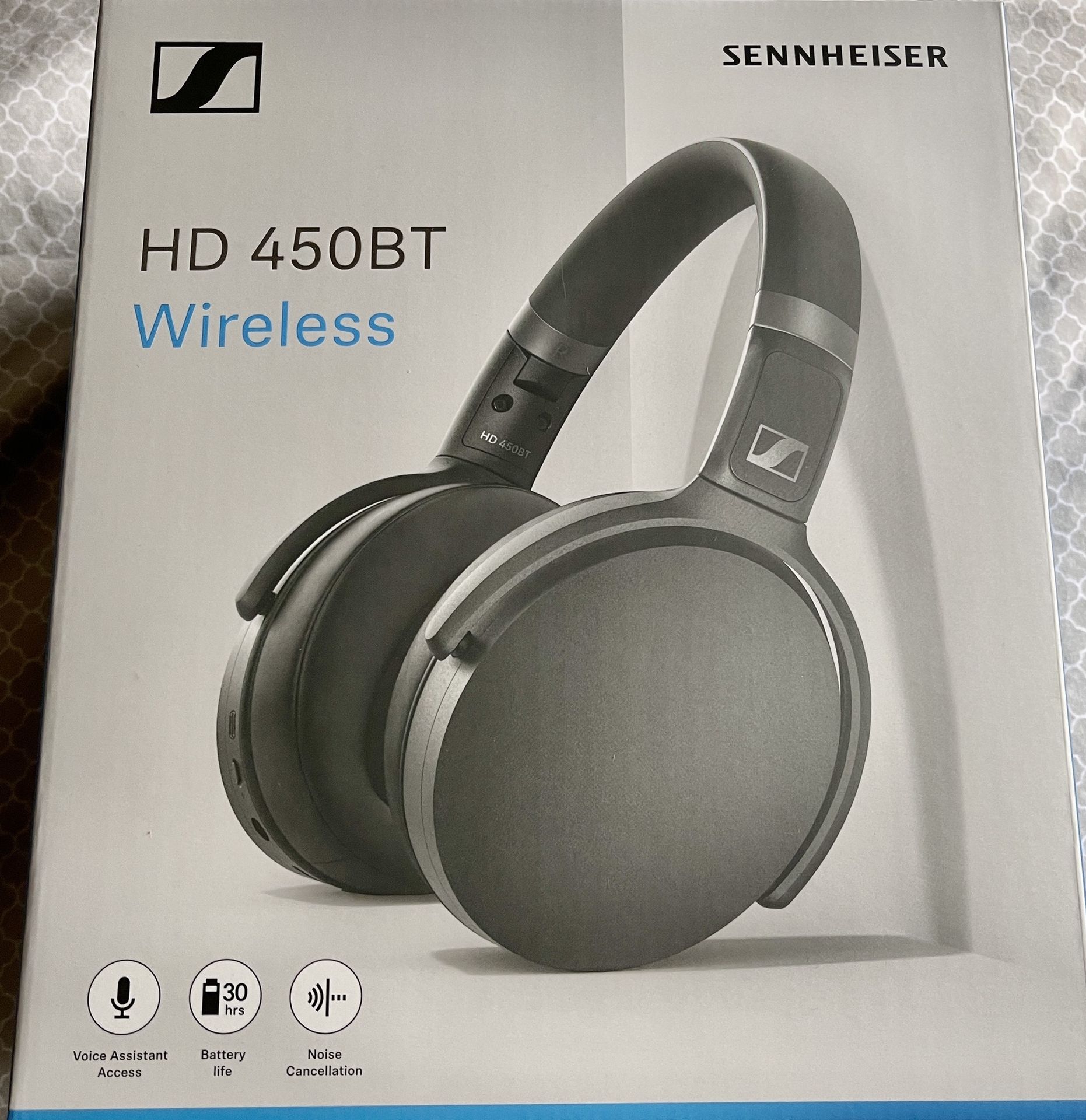 Sennheiser HD 450BT Active Noise Cancellation Wireless Headphones