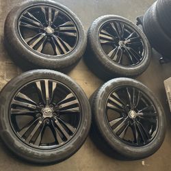 18” Rim&tires Gloss Black , Nissan /Infinity Firm Price,,