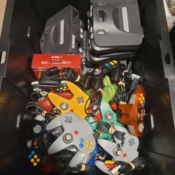 N64 Consoles And Controllers. Working READ!!!