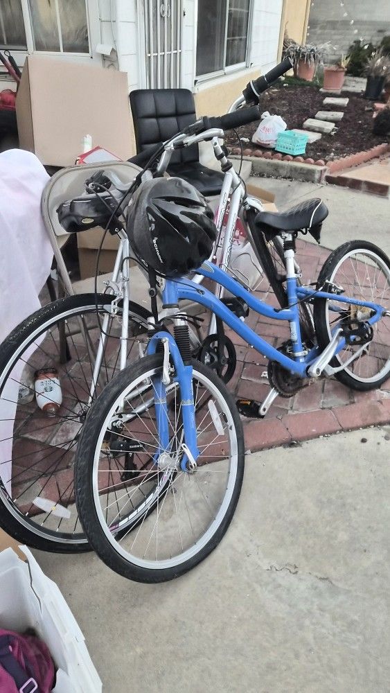 Ladies Bikes (Blue One Is Schwinn)