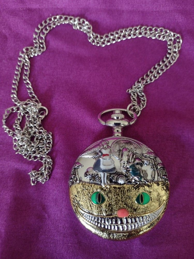 Disney Alice In Wonderland Unique Pocket Watch