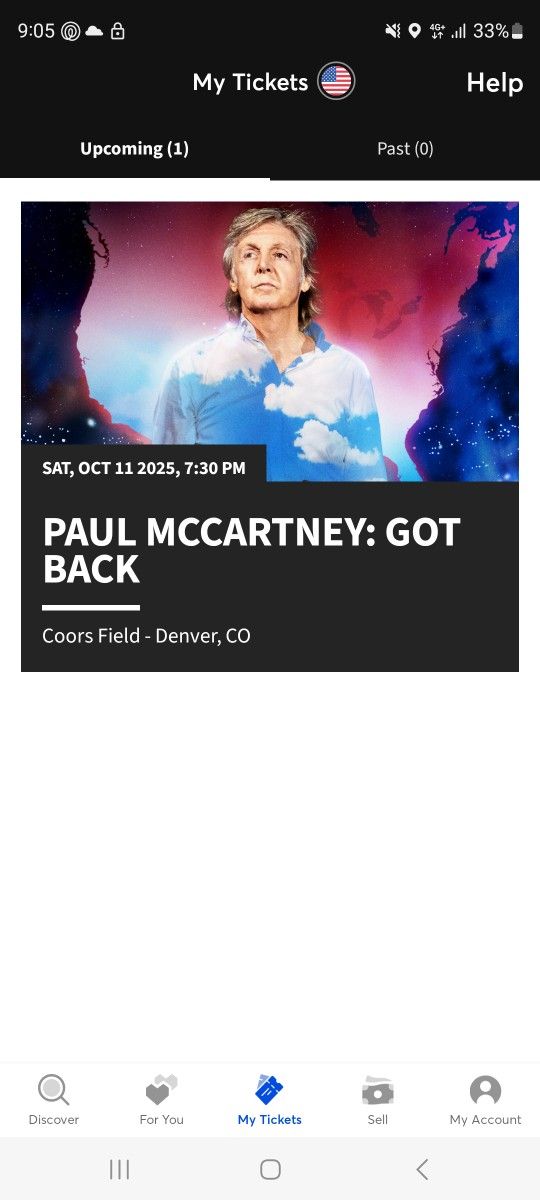 Paul Mccartney Tickets