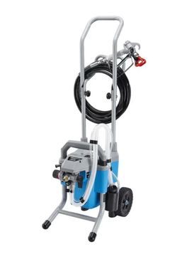 paint sprayer has a powerful 3/4 HP, 3000 PSI pump to atomize and spray