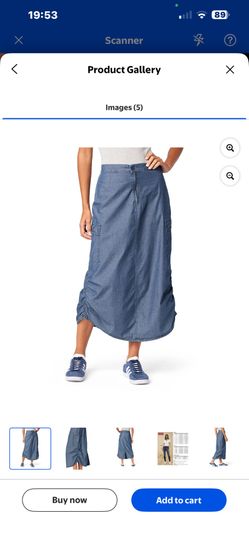 Lot of 5 Levi Strauss Signature Women's Parachute Cargo Skirt, Sizes XS-S