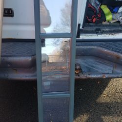 Therma-tru sidelight with frame