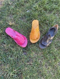 Huaraches De Piel Artesanal