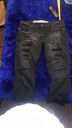 42/30 black pants