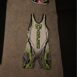 S Electric Green Bull Singlet