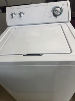 Whirlpool washer with agitator