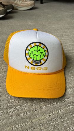 N.E.R.D Trucker Hat Yellow White