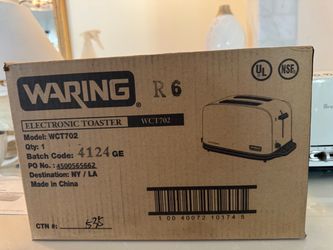 Waring 2-Slot Commercial Electronic Toaster Brand New Sealed
