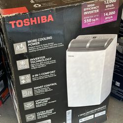 Toshiba 14000 BTU INVERTER Portable AC with Heat