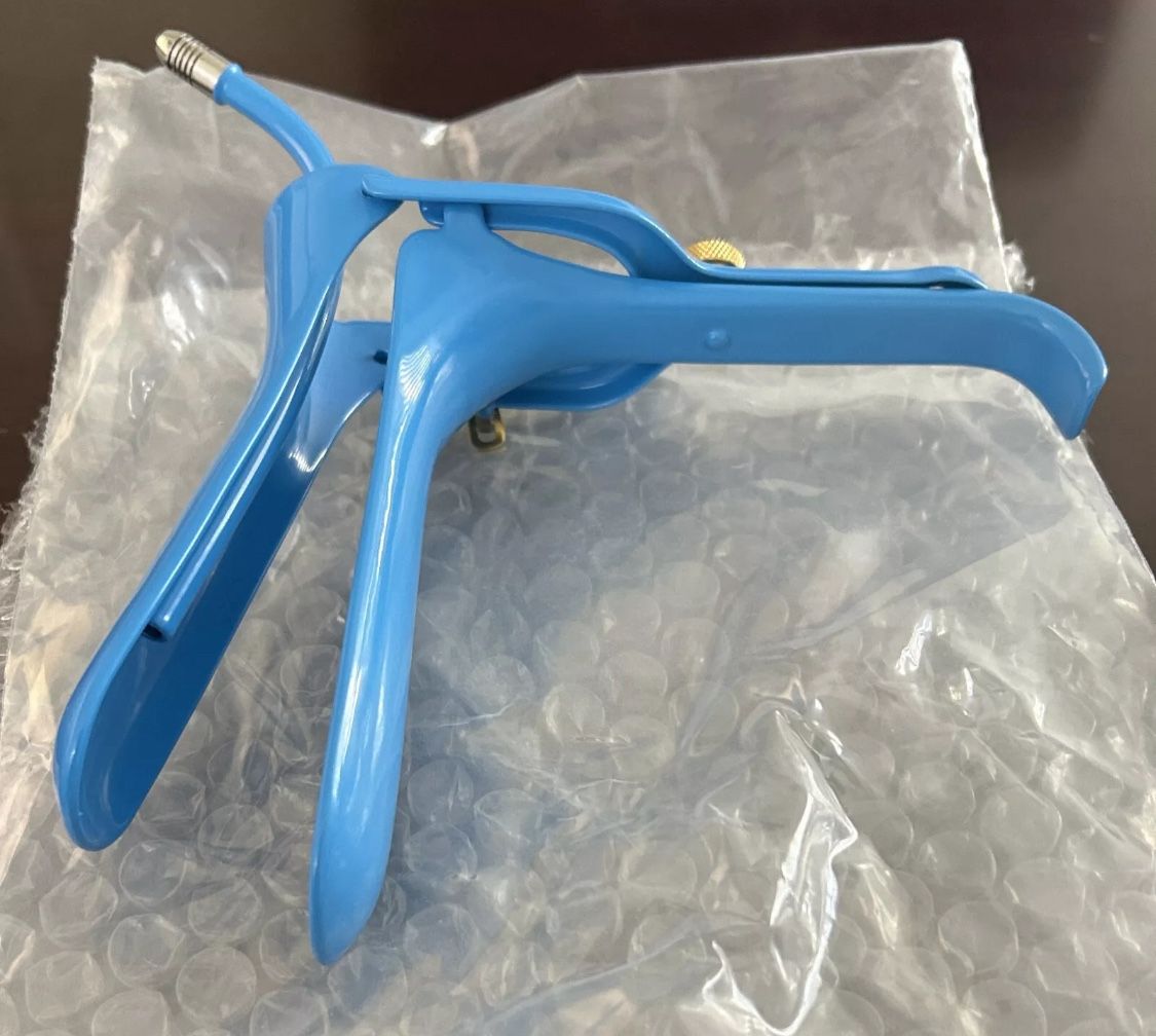 3 Pcs LLETZ LEEP Graves Vaginal Speculum Small Gynecology Blue German