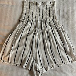 White And Black Jumpsuit 