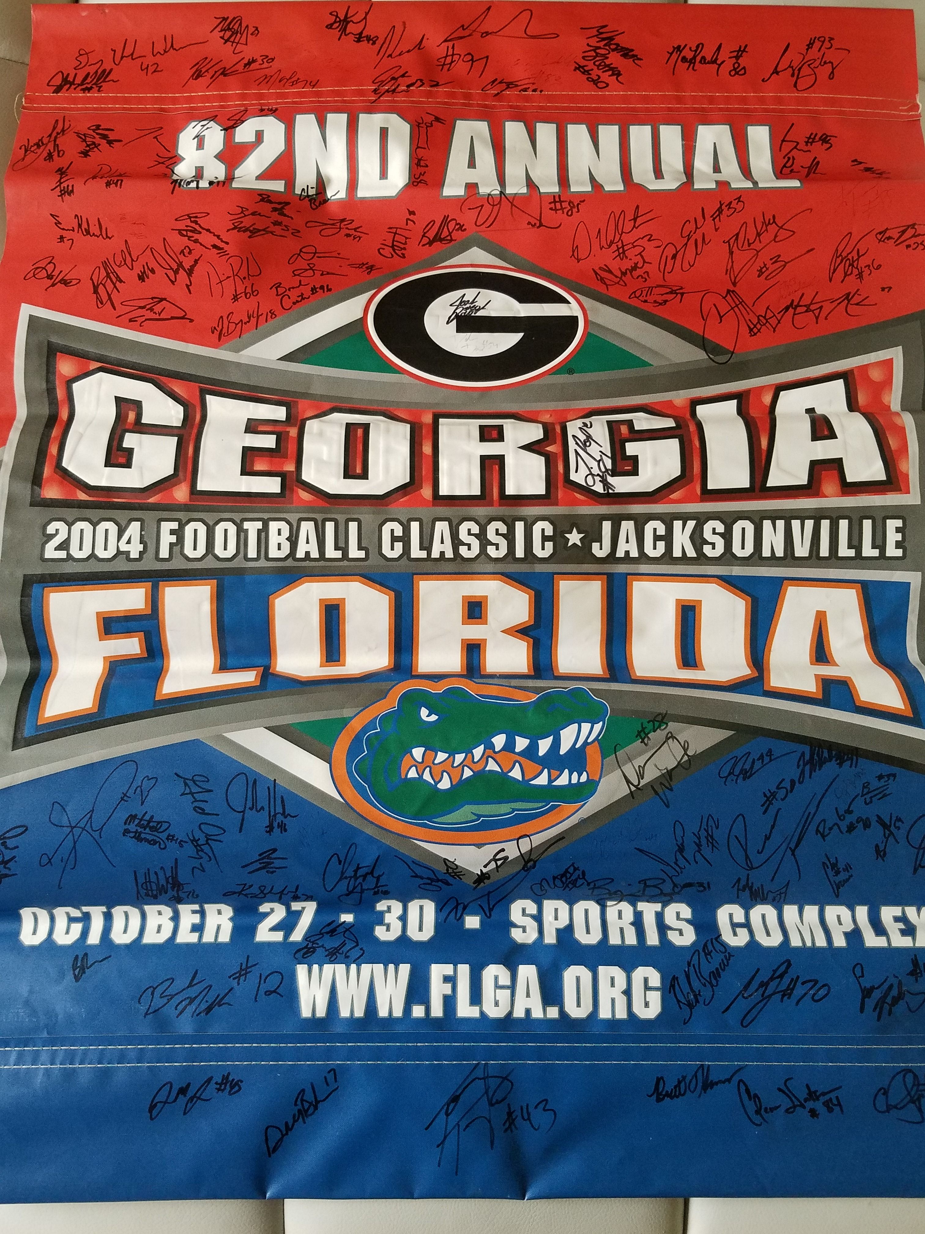 georgia bulldog signed