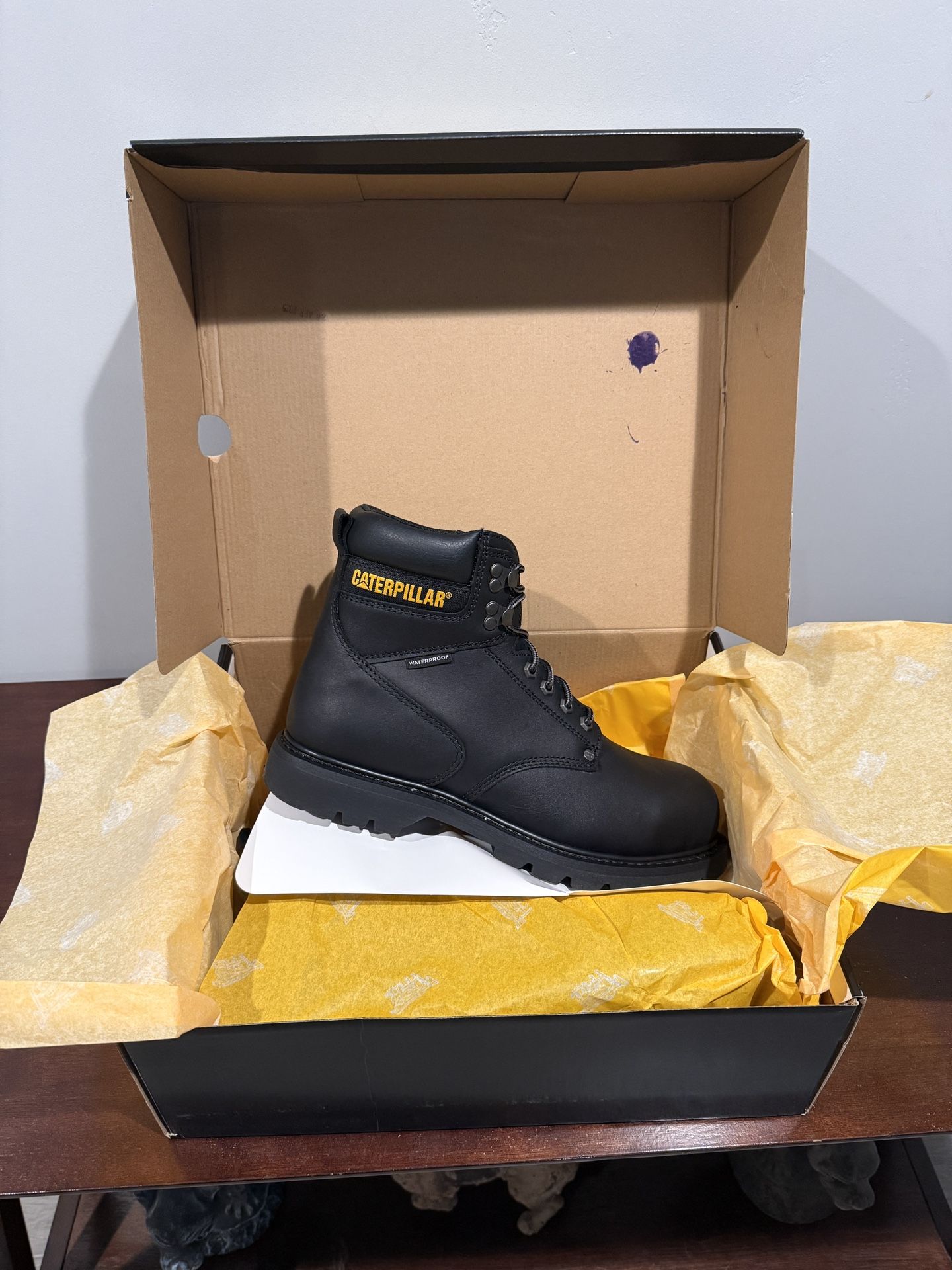 Caterpillar Steel Toe Waterproof Work Boots 