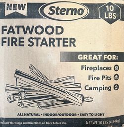 Sterno Fat Wood 10LB boxes
