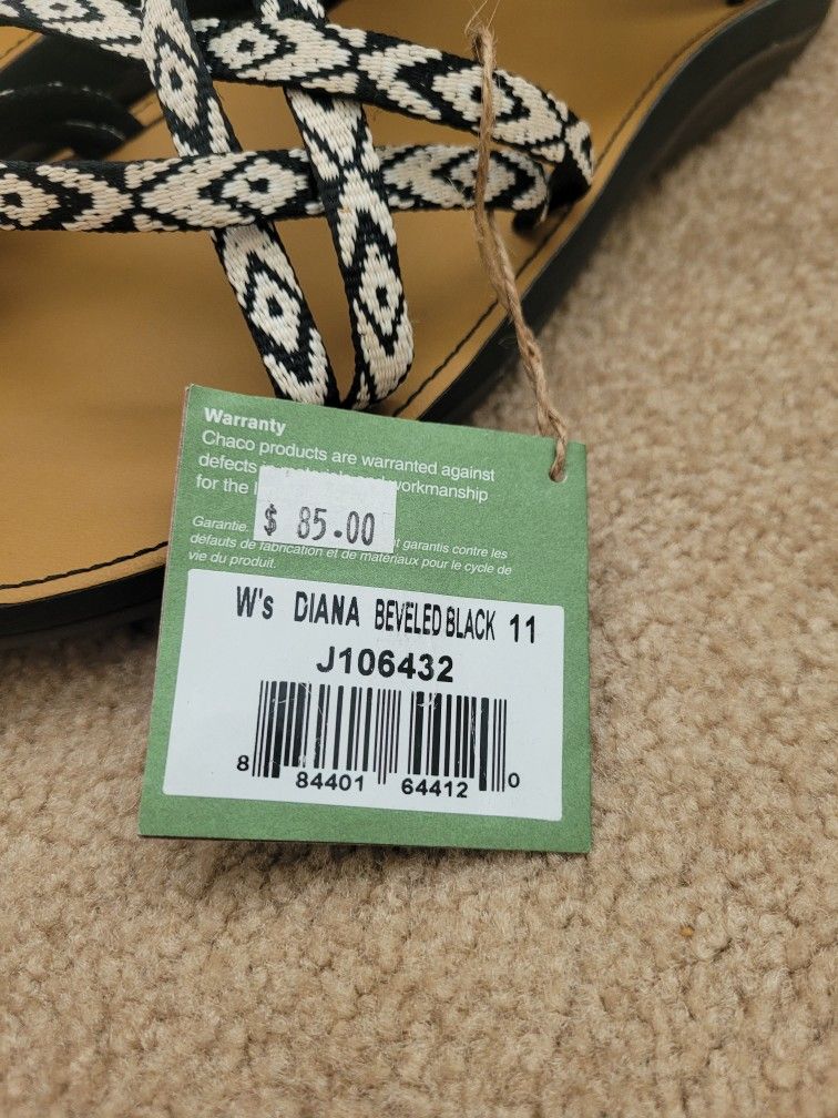 Chaco diana beveled black new arrivals