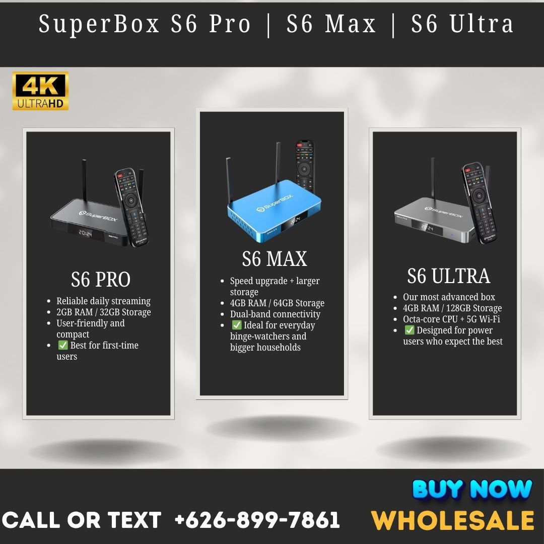 SuperBox ⚡⚡⚡ Super Box ⚡ S6 Ultra 💥 Max 💥 Pro 💥 VseeBox ⚡ Vsee Box ⚡Ultimate TV Solution 💎💎💎