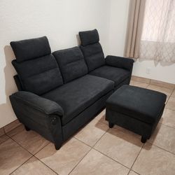 LINSY HOME Convertible Sectional Couch