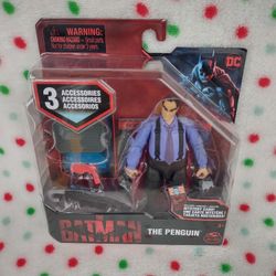 DC The Batman THE PENGUIN Spin Master 3.75” Inch 2021 Colin Farrell